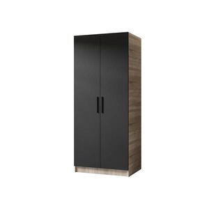 Kier Furniture ŠATNÍ SKŘÍŇ GOLD Dub Sonoma & Černá obraz
