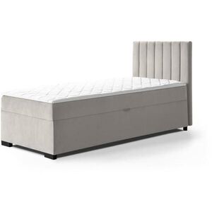 Beautysofa ČALOUNĚNÁ postel Eric 104/207/105, béžová obraz