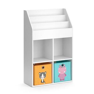 Vicco DĚTSKÁ POLIČKA Luigi Bílá 72 x 114.2 cm se 2 skládacími boxy obraz