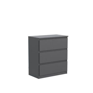 RAUMHIRSCH FURNITURE KOMODA antracitová 70/79/39 obraz