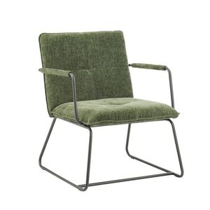 MID.YOU KŘESLO, textil, tmavě zelená obraz