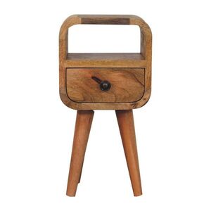 Artisan Furniture KONFERENČNÍ STOLEK Masivní dřevo Soba Kugel, sklopný úložný prostor, světle hnědý obraz