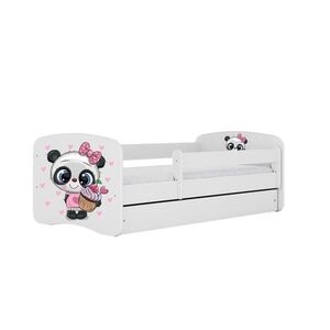RAUMHIRSCH FURNITURE DĚTSKÁ POSTEL Panda se zásuvkou a matrací 140/70 obraz