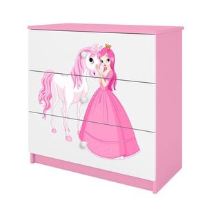 RAUMHIRSCH FURNITURE KOMODA Babydreams Princezna s koněm 81/81/41 obraz