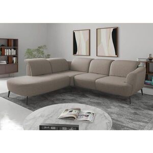Sit & More ROHOVÁ SEDAČKA, textil, šedohnědá obraz