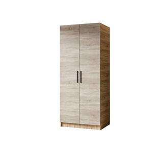 Kier Furniture ŠATNÍ SKŘÍŇ GOLD Dub Craft & Dub Sonoma obraz