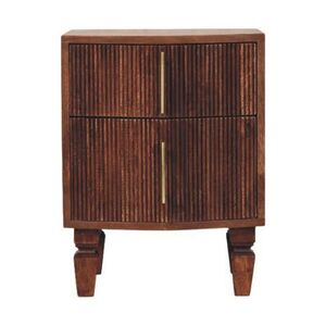 Artisan Furniture STŮL, tmavě hnědý lesklý obraz