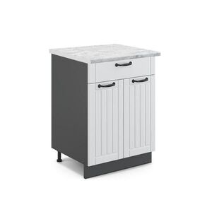 Vicco SPODNÍ SKŘÍŇKA KUCHYŇSKÉ LINKY Fame-Line Bílý venkovský dům 60 cm se zásuvkou, PD Mramor obraz