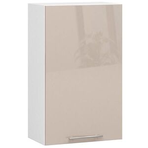 RAUMHIRSCH FURNITURE ZÁVĚSNÁ SKŘÍŇ Bílá, lesklá cappuccino 72/50/30 obraz