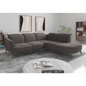 Sit & More ROHOVÁ SEDAČKA, textil, barvy grafitu obraz