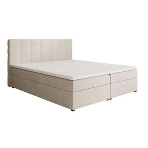 Beautysofa ČALOUNĚNÁ postel Topiq 184/203/103, béžová obraz
