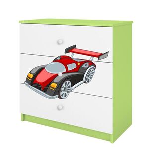 RAUMHIRSCH FURNITURE KOMODA Babydreams Závodní auto 81/81/41 obraz