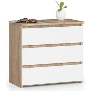 RAUMHIRSCH FURNITURE KOMODA dub Sonoma, bílá 57/60/35 obraz