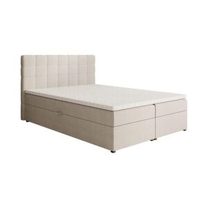 Beautysofa ČALOUNĚNÁ postel Topiq 144/203/103, béžová obraz