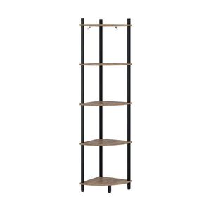 Vicco ROHOVÁ POLICE Bivio Zlatý dub power/antracit 29 x 133 cm s 5 úložnými prostory obraz