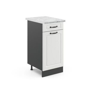 Vicco SPODNÍ SKŘÍŇKA KUCHYŇSKÉ LINKY R-Line Bílý venkovský dům 40 cm , PD Mramor obraz