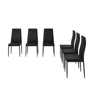 Vicco ŽIDLE JÍDELNY Grand Černá 42.5 x 48 cm Sada 6 kusů obraz
