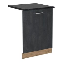 Vicco ČELNÍ PANEL MYČKY R-Line Černý beton 60 cm , PD Antracit obraz