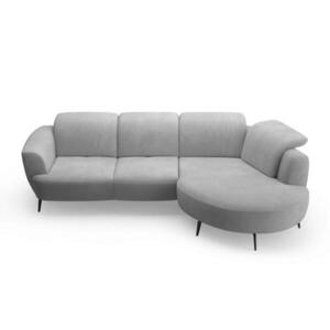 Sit & More ROHOVÁ SEDAČKA, textil, šedá obraz