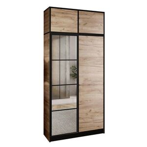 Kier Furniture ŠATNÍ SKŘÍŇ EDEN s nástavbou 2D Dub Craft obraz
