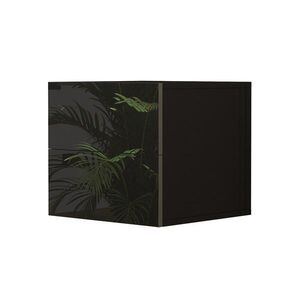 Vicco NOČNÍ STOLEK Sofie Černý vysoký lesk 49.6 x 51.2 cm obraz