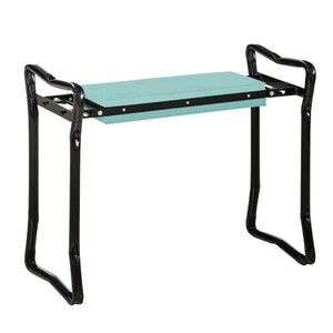 Outsunny LAVIČKA NA KOLENA pro zahradní práce do 150 kg EVA pěna ocel tmavě zelená 58 x 28 x 49 cm obraz