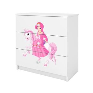 RAUMHIRSCH FURNITURE KOMODA Babydreams Princezna na koni 81/81/41 obraz
