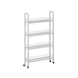 Vicco MOBILNÍ PODSTAVEC Rolivo Bílá 58 x 15 cm se 4 přihrádkami obraz