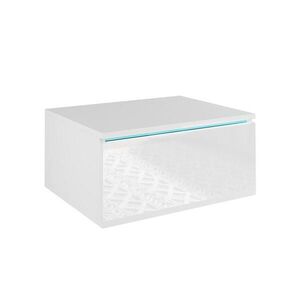 Vicco NOČNÍ STOLEK Samira Bílá 49 x 23 cm S osvětlením LED obraz