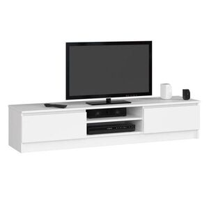 RAUMHIRSCH FURNITURE NÍZKÁ SKŘÍŇ Bílá 33/160/40 obraz