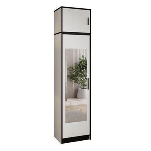 Kier Furniture ŠATNÍ SKŘÍŇ ROJ s nástavbou 1D Bílá obraz