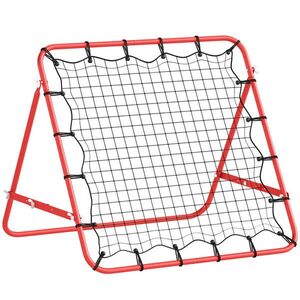 HOMCOM ODRAZOVÁ SÍŤ, PE, červená/černá, 96L x 80B x 96H cm obraz