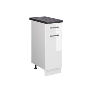 Vicco SPODNÍ SKŘÍŇKA KUCHYŇSKÉ LINKY R-Line Bílá vysoký lesk 30 cm , PD Antracit obraz