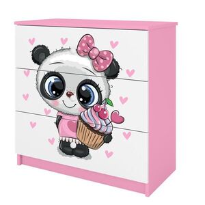 RAUMHIRSCH FURNITURE KOMODA Babydreams Panda 81/81/41 obraz
