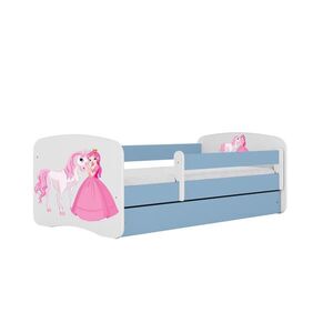 RAUMHIRSCH FURNITURE DĚTSKÁ POSTEL Princezna s koněm a zásuvkou 180/80 90/61/184 obraz