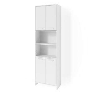 Vicco KOUPELNOVÁ SKŘÍŇKA Maris Bílá 56.1 x 190 cm Koupelnová skříňka obraz