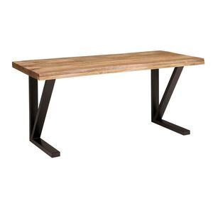 Livetastic PSACÍ STŮL, přírodní barvy, černá, 175/76/80 cm obraz