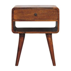 Artisan Furniture NOČNÍ STOLEK Petite, nástěnný, 1 zásuvka, 1 otevřená přihrádka, béžová obraz