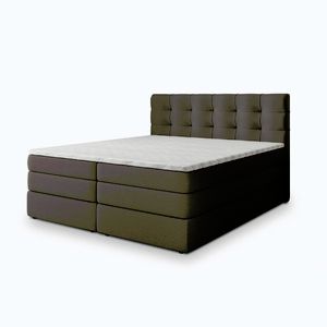 MASSENO POSTEL BOXSPRING AREZI 180x200 cm, s matrací a úložným prostorem, hnědá obraz
