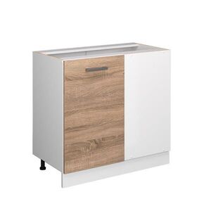 Vicco UNIVERZÁLNÍ ROHOVÁ SKŘÍŇ R-Line Sonoma 86 cm s dvířky, bez pracovní desky obraz