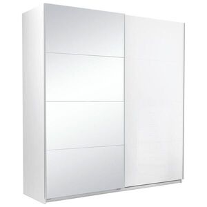 P & B ŠATNÍ SKŘÍŇ S POSUVNÝMI DVEŘM, bílá, 200/210/62 cm obraz