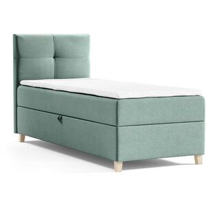 Beautysofa ČALOUNĚNÁ postel Helen Mini 93/206/106, zelená obraz