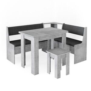 Vicco ROHOVÁ LAVICE Roman Beton 150 x 120 cm se stolkem obraz