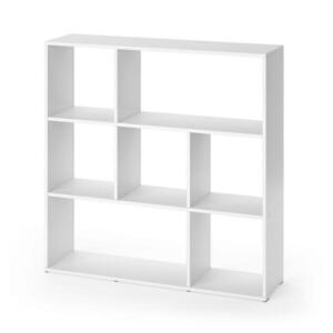 Vicco DĚLICÍ STĚNA Nove Bílá 107.2 x 107.8 cm 7 přihrádek obraz