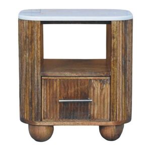 Artisan Furniture PSACÍ STŮL v dubovém provedení, 1 zásuvka, světle hnědý obraz
