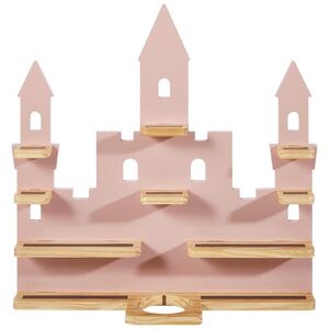 Ben'n'jen REGÁL PRO TONIEBOX, borovice, přírodní barvy, pink, 58/59/15 cm obraz