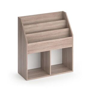Vicco KNIHOVNA Luigi Sonoma 72 x 79 cm se 2 skládacími boxy obraz