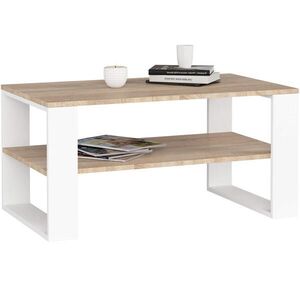 RAUMHIRSCH FURNITURE KONZOLOVÝ STOLEK dub Sonoma, bílá 45/92/53 obraz