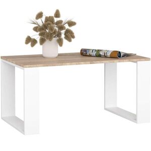 RAUMHIRSCH FURNITURE KONZOLOVÝ STOLEK dub Sonoma, bílá 45/92/53 obraz