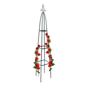 Relaxdays OBELISK Zelený kovový 192 cm obraz